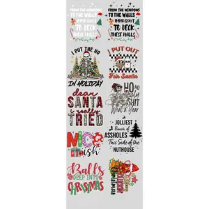 Sassy Christmas DTF Transfers Gang Sheet 22" x 60"