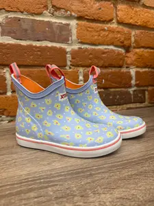 Youth Xtratuf Ankle Deck Boots - Sky Way Floral