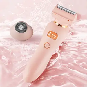 Electric Hair Removal Machine, USB Rechargeable Hair Removal Machine with Replacement Heads, Personal Care Appliances for Women