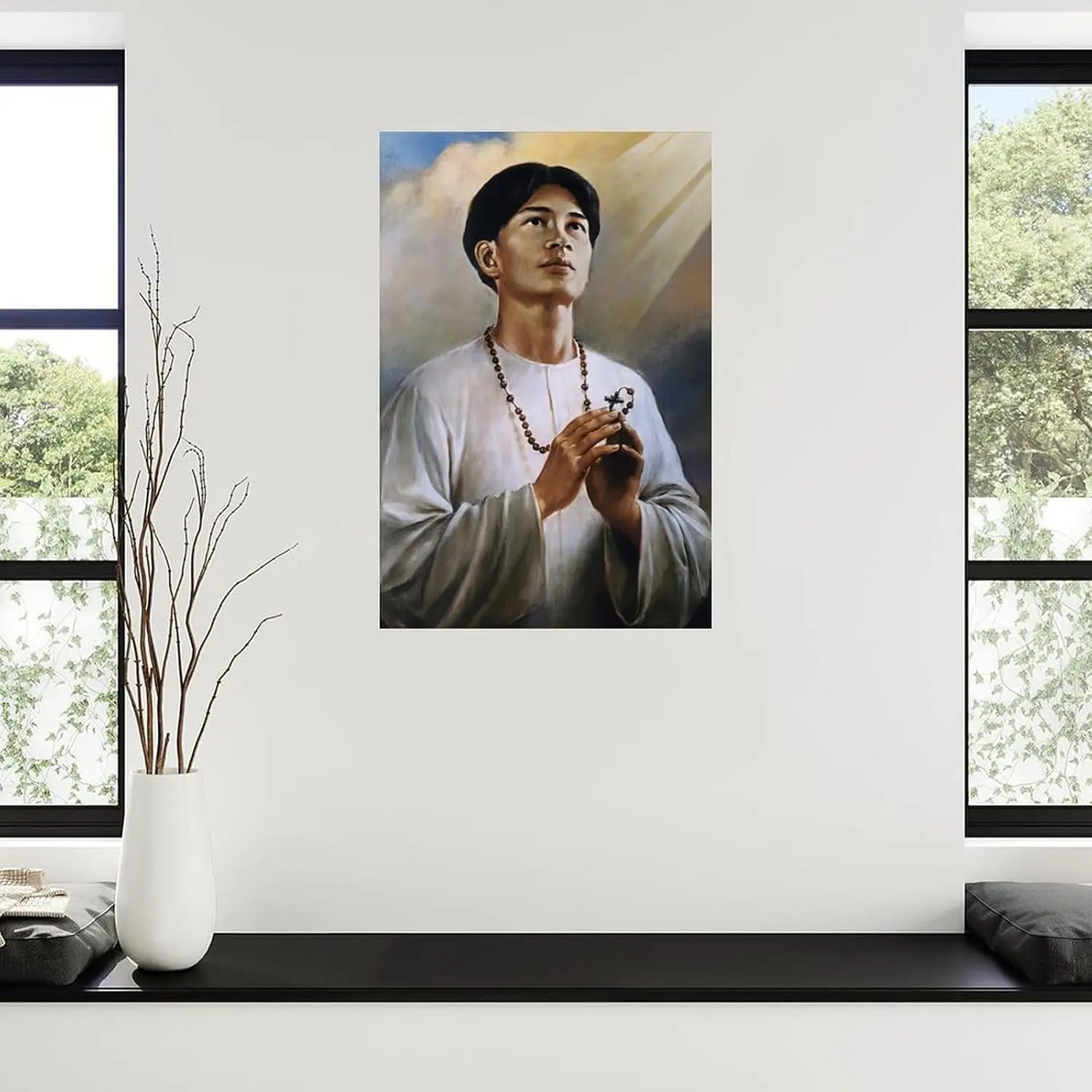 Pedro Calungsod Portrait Poster Canvas Posters And Prints Wall Art Pictures for Living Room Bedroom Decor 08x12inch(20x30cm) Unframe-style