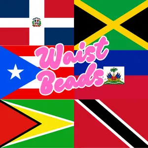 Caribbean  Waist Beads - Dominican Republic, Jamaica, Puerto Rico, Haiti, Guyana, Trinidad