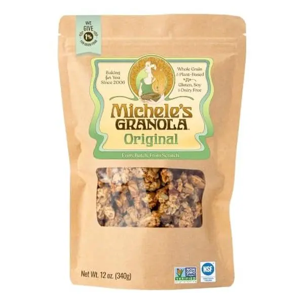 Michele's Granola - Original - Handmade Non-GMO Whole Grain Oats - Free of Gluten, Soy, Wheat, & Dairy
