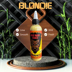 Blondie Mild Hot Sauce- 4oz Twist Top Bottle with Assorted Peppers and Fresh Lime Flavors