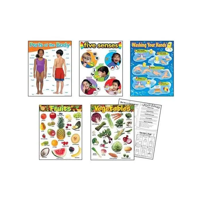 Healthy Living Learning Charts Combo Pack