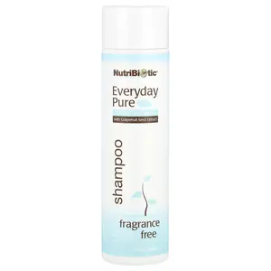 NutriBiotic Everyday Pure Shampoo, Fragrance Free, 10 fl oz (296 ml)