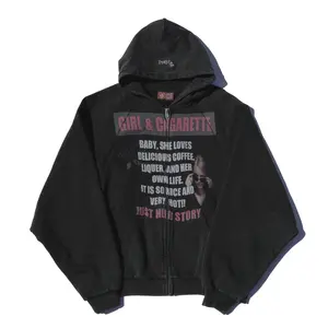 Girl and Cigarette Hoodie