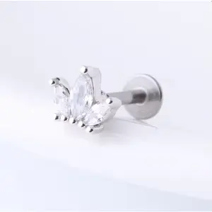 Flat-Back Stud Earrings