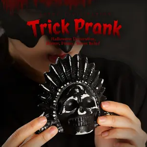 Screaming Aztec Death Whistle Loudest 125+ Decibels Loudest Screaming Death Whistle Mayan Culture Skull Azteca War Silbato Aztec Bagpipes Scary Human Screams For Halloween, Collection & Horror Decor