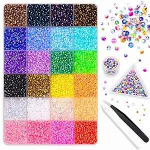 Gem DIY Bedazzling Kit with  Mixed Resin Rhinestones & Tweezers,Pick up Pen and Gifted Tools  for DIY Crafts Apparel Nail Art Supplies Bedazzler Kit
