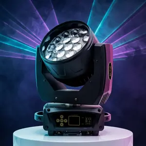 260W Auto Mode Voice-Controlled Moving Head dj Lights Prism Strobe/Beam/Spotlight/Wash Stage Lighting 14 Gobos and with DMX for Wedding, home Parties event ,Bar,Live Show RGBW DMX512 effect