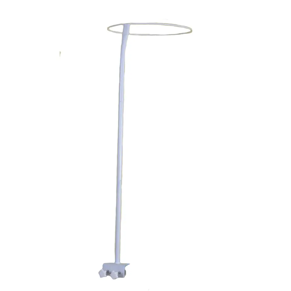 Iron Metal Canopy Holder Mosquito Net Stand Set - 35x90cm Height-Adjustable Clip-On Bracket, Round Ring Mosquito Net Accessory