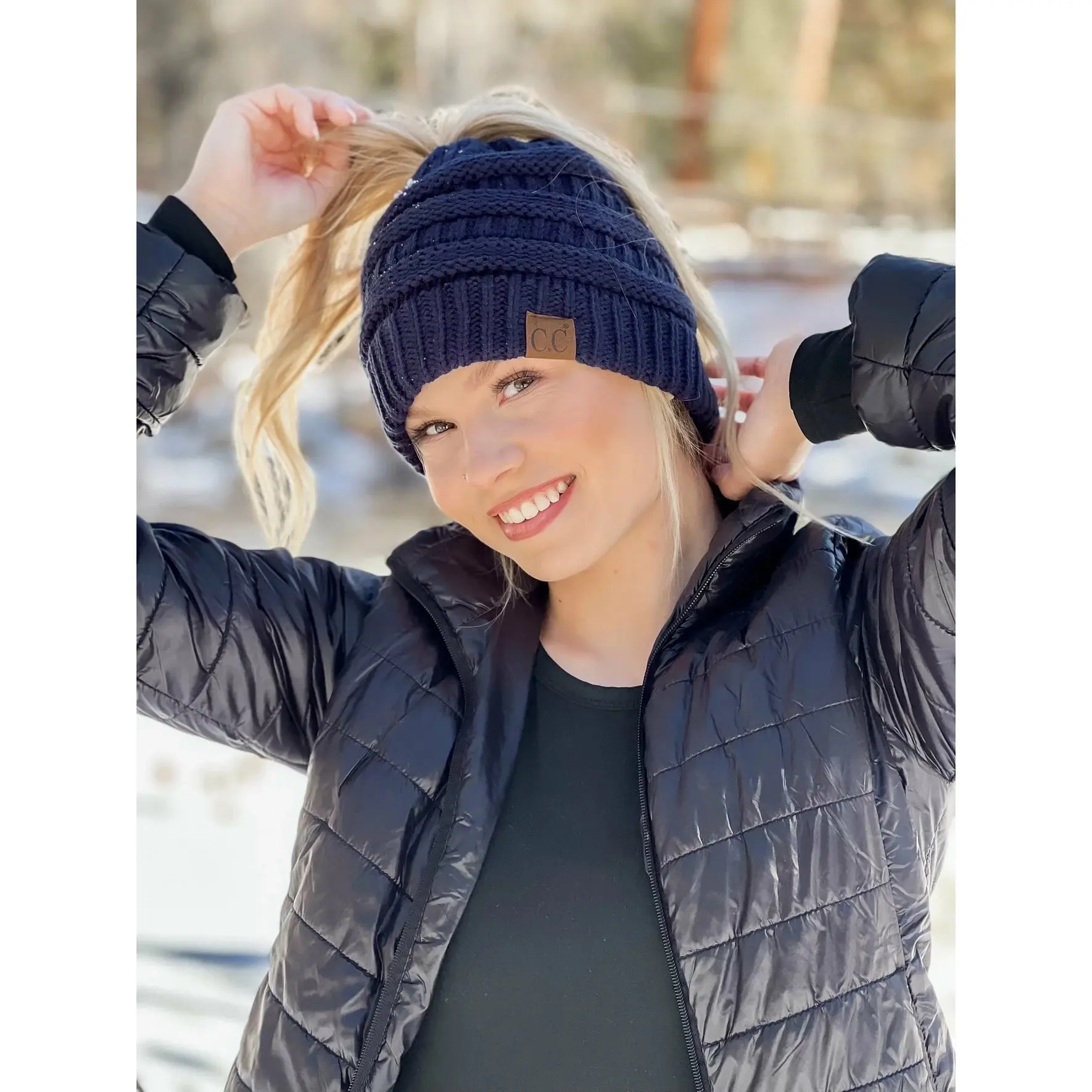 CC Classic Ponytail Beanie