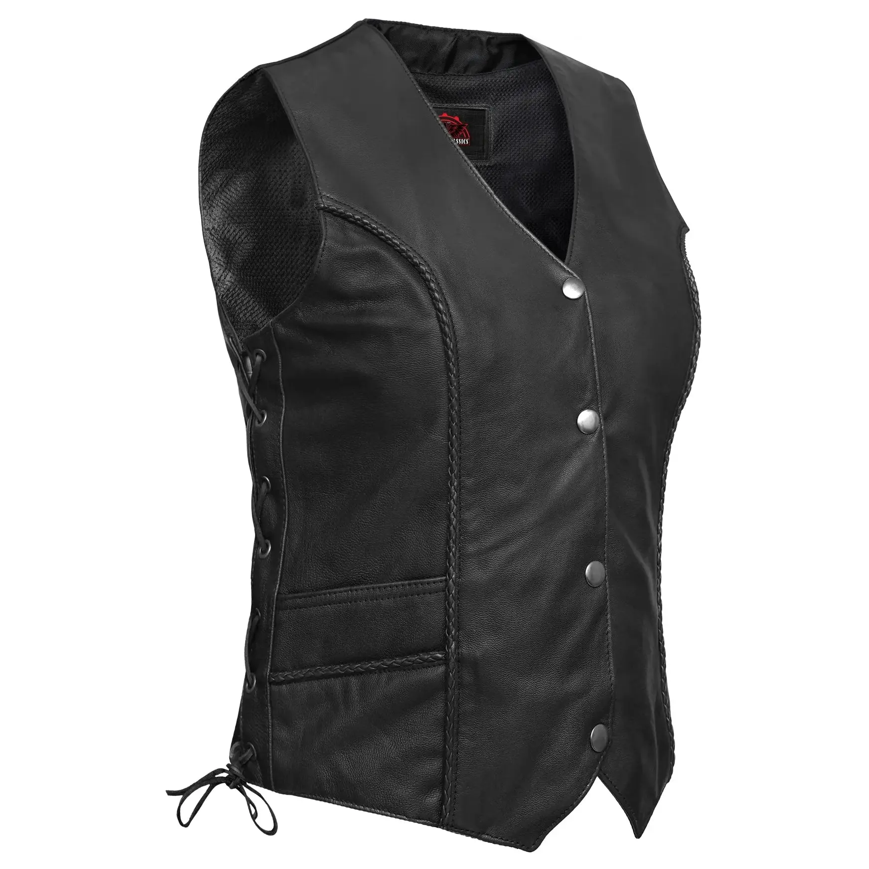 RENEGADE CLASSICS Luxuri Women's leather motorcycle vest