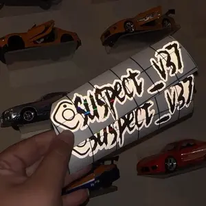 Instagram decals REFLECTIVE 2pk