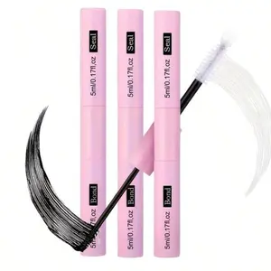 1pc/3pcs Bond And Seal, Bond 5ml And Seal 5ml, Lash Glue Strong Hold Lash Cluster Glue 2 In 1 Lash Bond And Seal Long Lasting Cluster Lash Glue All Day Wear 2 In 1 Eyelash Bond And Seal For DIY LashExtensionslash Glue,Eyelash Glue