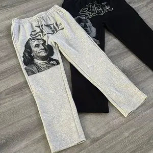 Men's S-DL Gray Sweatpants, Streetwear Style, Hip Hop Sweatpants, Trendy Outdoor Wear Daily Wear For Men, Designer Clothing, Gift for him for her, Birthday's gift