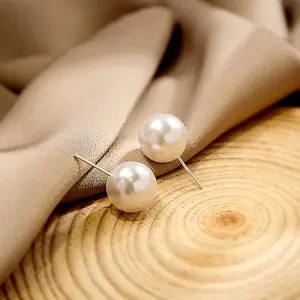 12MM Silver Needle Pearl