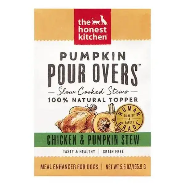 Honest Kitchen Pumpkin Chicken Stew Dog Pour Overs