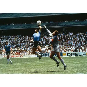 DIEGO MARADONA Hand of God Poster Print