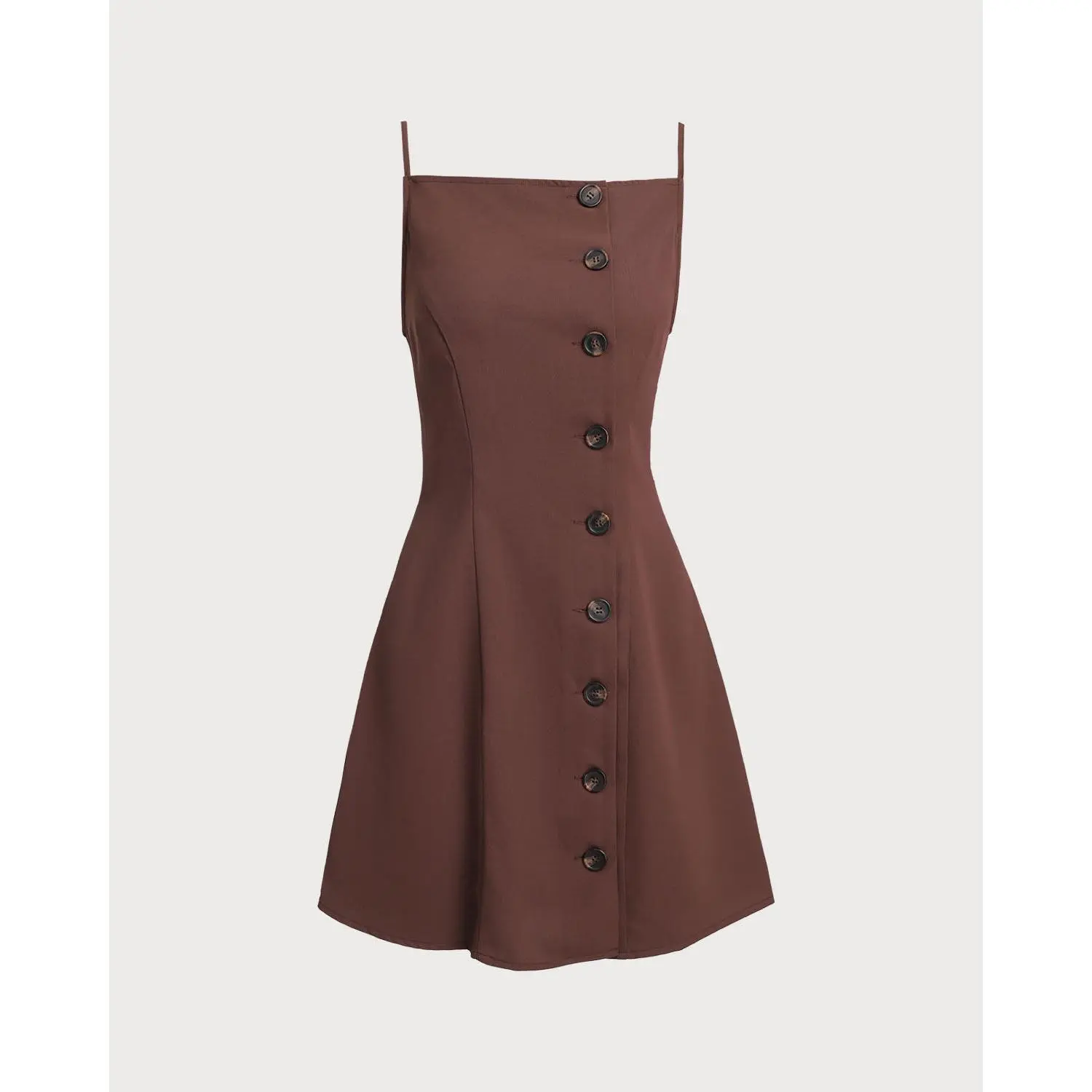 brown mini dress casual Tenielle Mini Dress