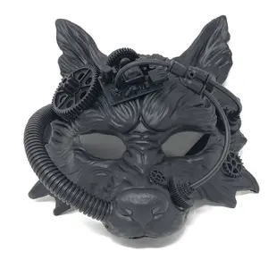 Wolf Masquerade Mask Steampunk Style Scary Devil Halloween Costume Cosplay Party Masks
