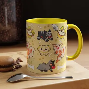 Poke Doggy Mug / Anime and Gaming Home decor / Kawaii Gift / Poke Birthday / Personalized Mug / kawaii personalized mug / personalized gift
