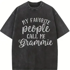 My Favorite People Call Me Grammie, Grammie T-shirt, Christmas Gift For Grammie, Grandparents Shirt, Mothers Day Gift, Grammie Life Tshirt