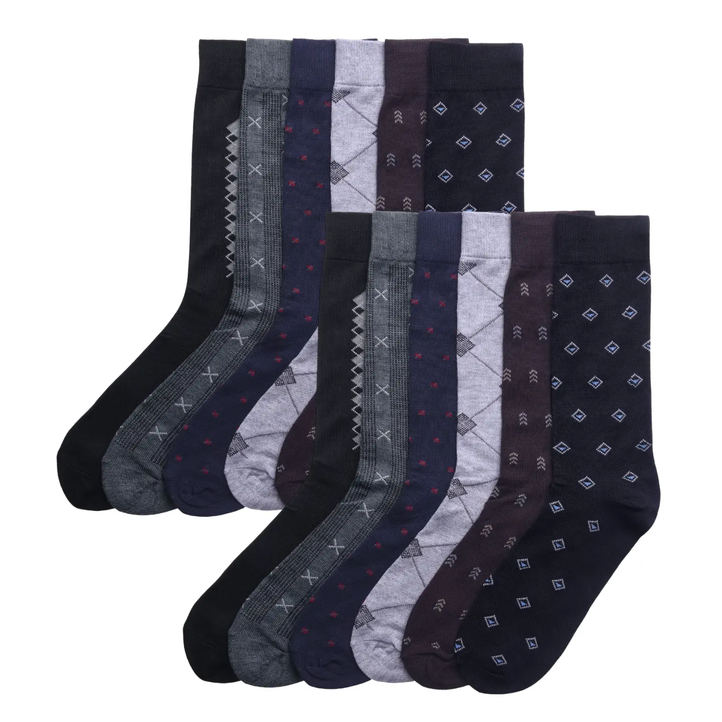 12 Pairs Men's Dress Socks Breathable Lightweight Classic Soft Solid Pattern Rib Mid Calf Crew Socks Anti Odor Moisture Wicking Assorted Value Pack - TikTok Shop 12 Pairs Men's Dress Socks Breathable Lightweight Classic Soft Solid Pattern Rib Mid Calf Crew Socks Anti Odor Moisture Wicking Assorted Value Pack - TikTok Shop