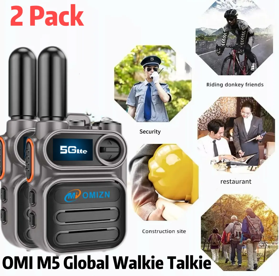 OMI Model M5 Global Walkie Talkie National 5000 miles public network intercom transnational intercom unlimited distance Audio Audio Aluminum Radio