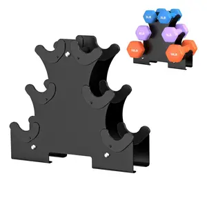 Steel Dumbbell Rack Stand - Heavy Duty Weight Storage Holder for Home Gym Organization dumbbell set Organizer Training Equipment