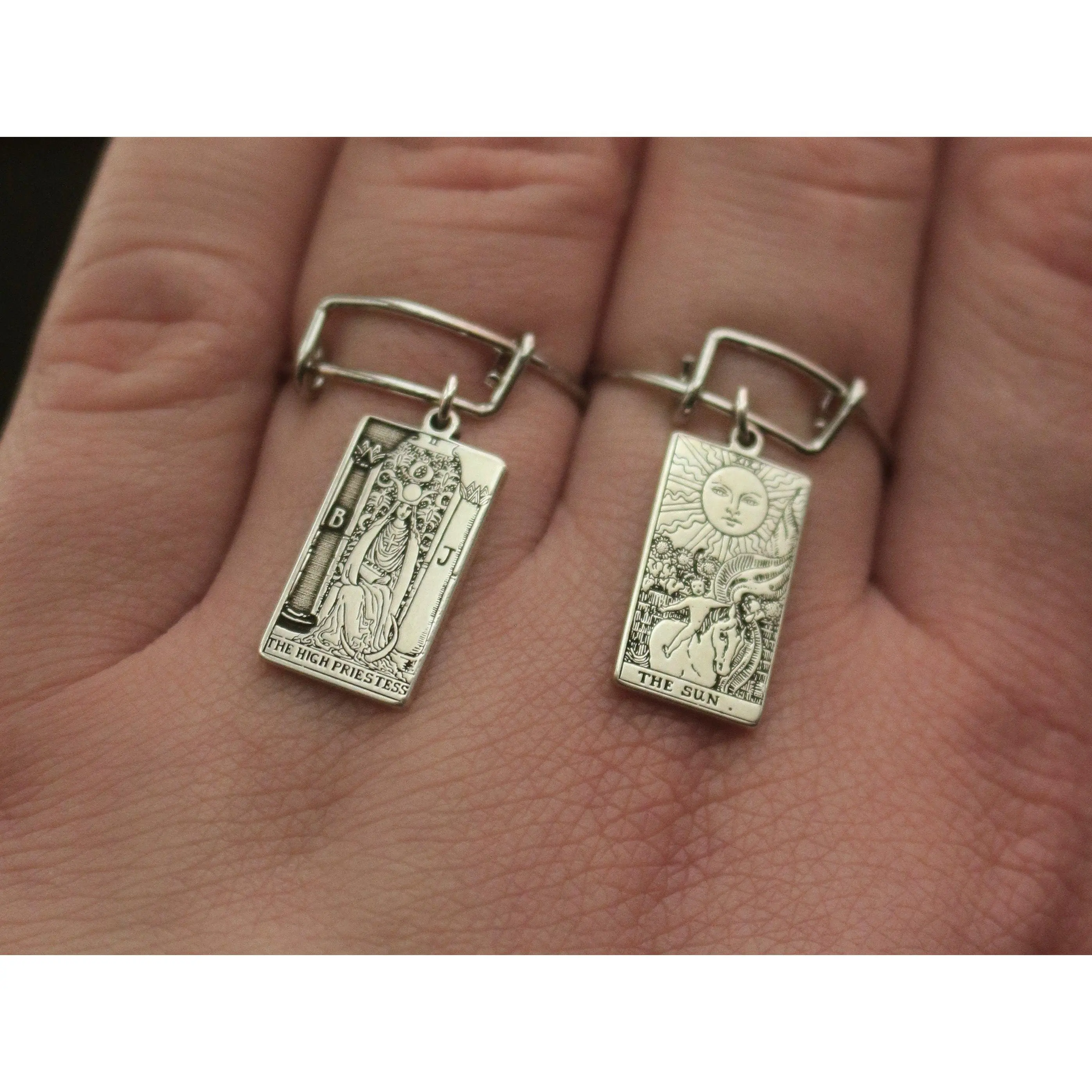 Tarot Card Dangle Ring