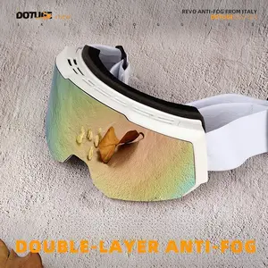 Anti-fog and UV-protective ski mountaineering goggles daily outdoor use cycling sunglasses Off-Road Release Quick interchangeable magnetic lens mountain bike glass windproof dustproof balaclava face mask