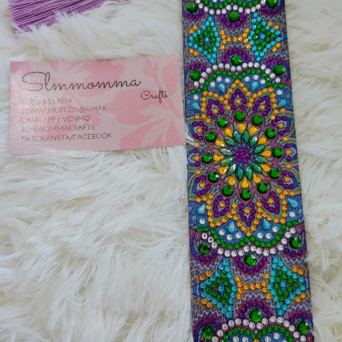 Diamond Painted Bookmark