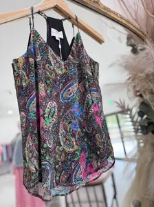 Joal Blouse - Green/Pink