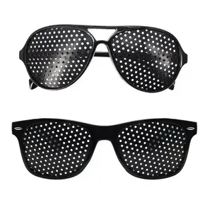 Anti-myopia Astigmatism Glasses Vision Correction Fatigue Pin Hole Glasses with Holes for Men Women Eyesight Improvement Eyewear（gift）