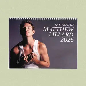 A Year Of Matthew Lillard Wall Calendar 2026 Fan Gifts, 2026 Calendar, New Year Calendar, Matte Glossy Finish