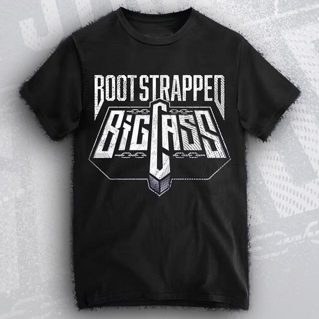 Men’s Short-Sleeve Premium Cotton Graphic Print T-Shirt – Big Cass Boots-Styled Casual Streetwear Top, 7-Foot Wrestling Powerhouse Design Throwback Tee for Enzo Era Old School Fans