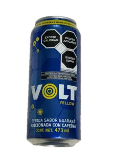 Volt Yellow Guarana Energy Drink with Caffeine 473 mL (16 oz) – Imported from Mexico