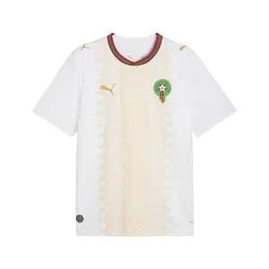 PUMA Mens Morocco Away Crew Neck Short Sleeve Replica Jersey Casual - White