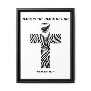 Made In The Image Of God Canvas Wall Art