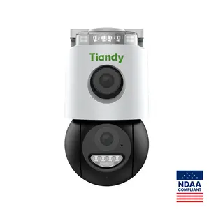 Tiandy TC-H363N Spec:I5W/WIFI/Eu/4mm/V4.0 6MP Fixed Color Maker Wi-Fi PT Camera