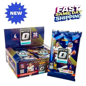 Panini 2024 Donruss Optic Football Trading Card Retail Box - 20 Packs with 4 Cards Each, Includes Ultra-Rare Inserts & Optional Autographs
