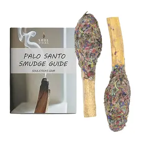 7 Chakras Palo Santo Pops 2 Pack with Guide