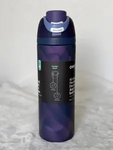 Owala FreeSip Stainless Steel Water Bottle - Arctic Storm Color Drop Purple Lavender Swirl, 2026 Summer Washable Reusable Hydrate Gift