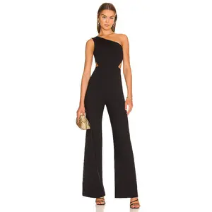 Susana Monaco x REVOLVE Asymmetrical Cut Out Jumpsuit in Black