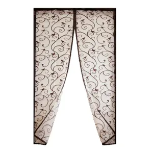 Magnetic Mosquito Door Curtain, Summer Mesh Door No Drilling, Magic Tape Window Cover, Home Privacy Screen, Silent Ventilation Door Curtain