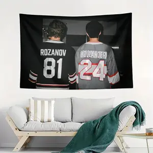 Vintage Heated Rivalry Flag Premium Polyester Tapestry,Hip Pop Singer Banner for College Bedroom Clubs Bar Wall Decor Banner Decoration 30*40/40*60 in