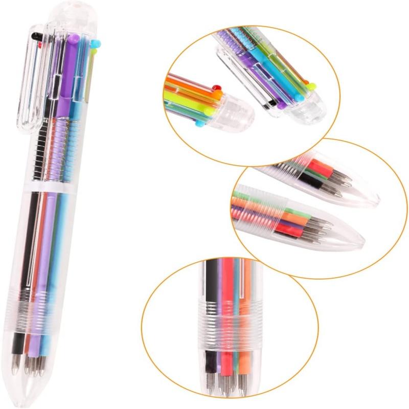 60 Pcs 30 Sets Student Gifts 0.5mm 6-Color Retractable Ballpoint Pens with Motivational Cards End of Year Presents from Teacher for School  Office Supplies