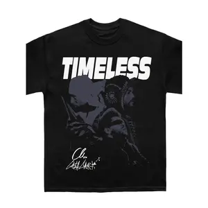 Men's Short Sleeve Round Neck Timeless Cotton T-Shirt by Carti & Weeknd 180g