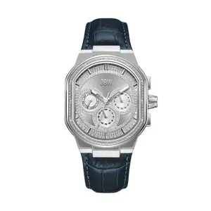 JBW Men's Orion Automatic Stainless Diamond Blue Band Watch